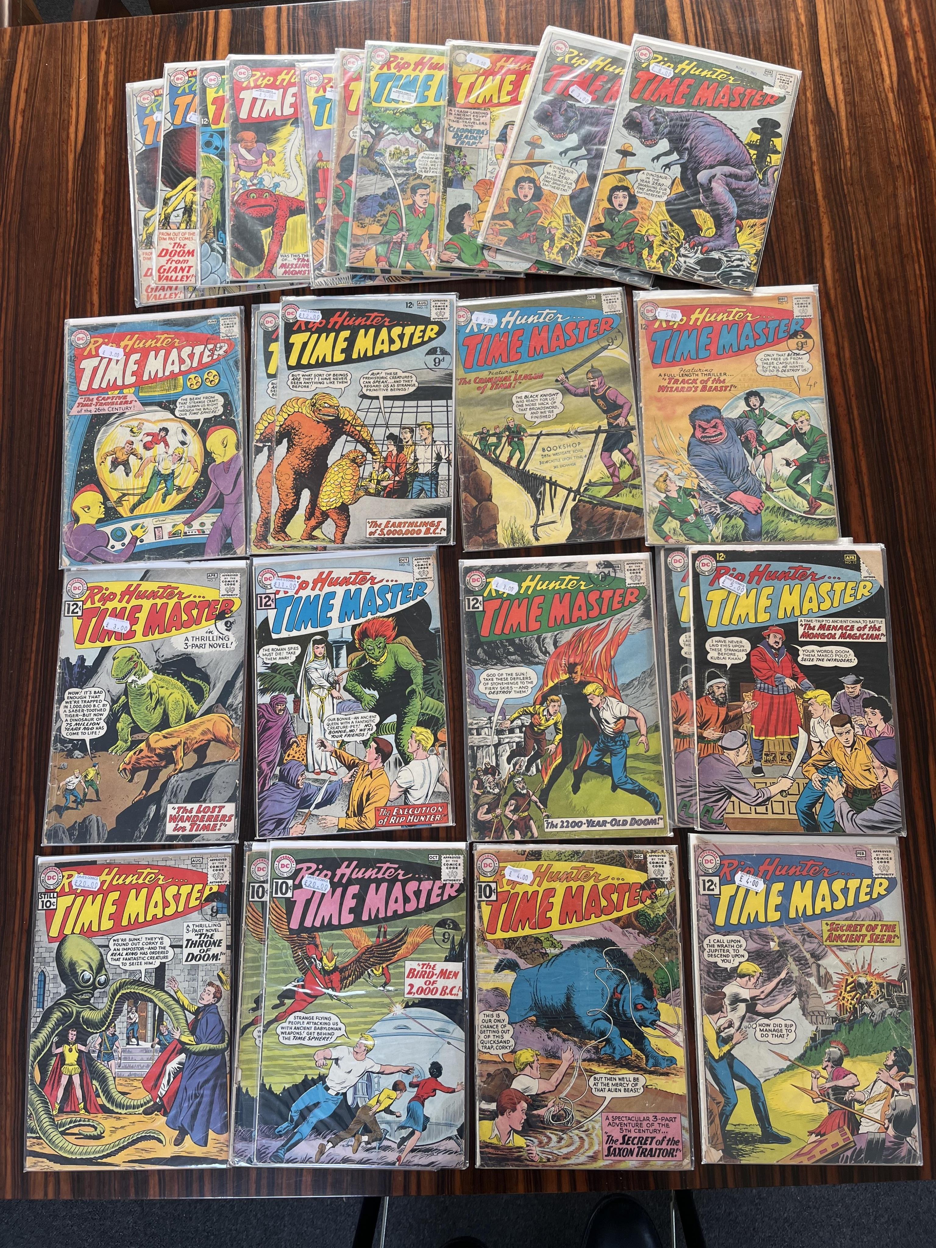 DC comics, Rip Hunter...Time Master, 25 issues between #3–29, and Metamorpho, Vol.1, 17 issues between #2-17 (42)